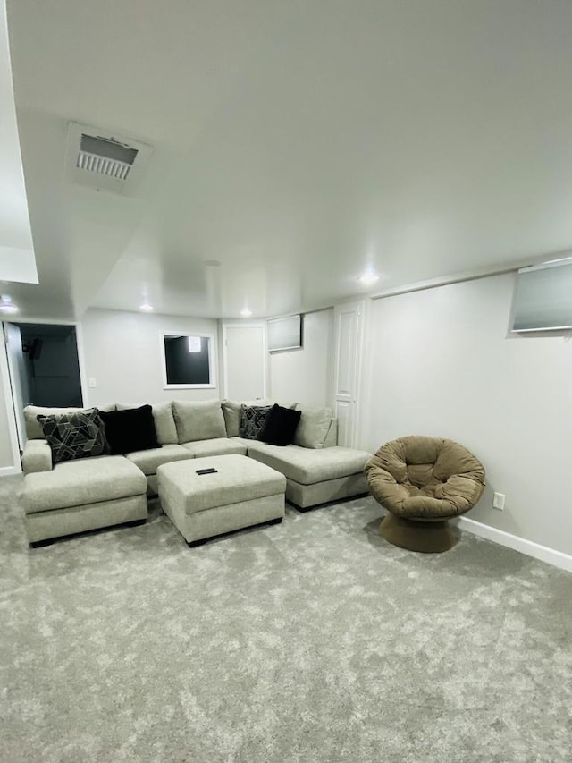 540 W Manor Cir, Bayside, WI 53217 - carpeted living area with baseboards