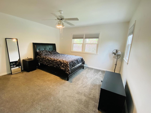 540 W Manor Cir, Bayside, WI 53217 - carpeted bedroom with baseboards and ceiling fan