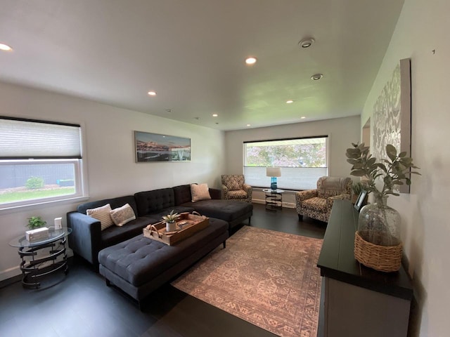 540 W Manor Cir, Bayside, WI 53217 - living room with recessed lighting