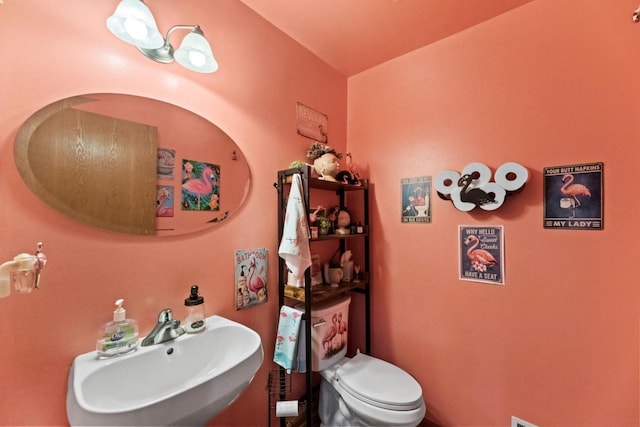 104 Chapel Hill Dr, Johnson Creek, WI 53038 - bathroom with a sink and toilet