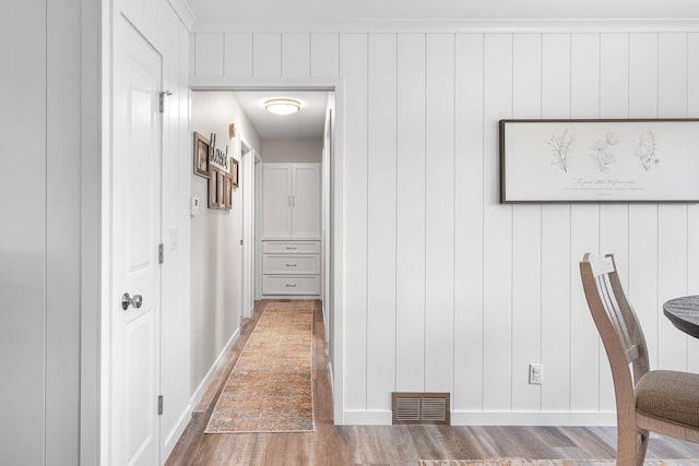 30 Highland Ave, Ripon, WI 54971 - corridor featuring wood finished floors and baseboards