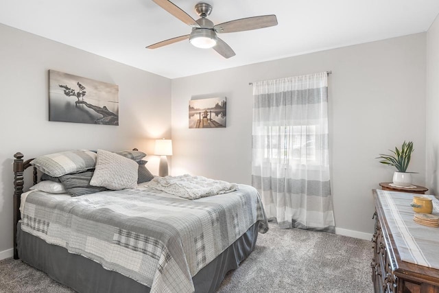 30 Highland Ave, Ripon, WI 54971 - carpeted bedroom with baseboards and ceiling fan