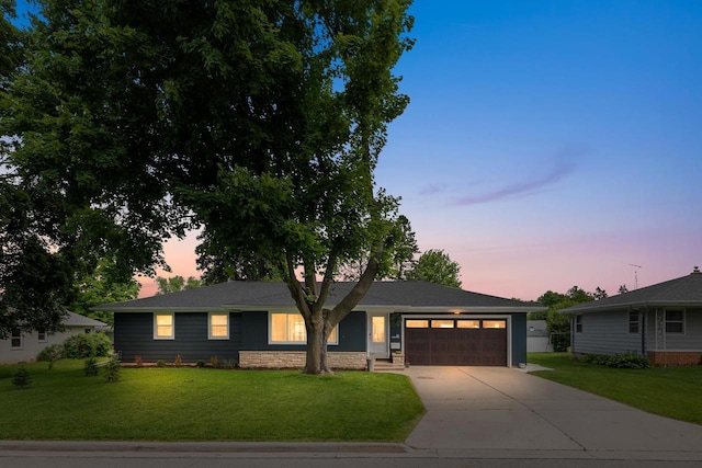 30 Highland Ave, Ripon, WI 54971 - single story home featuring driveway, a garage, and a front yard