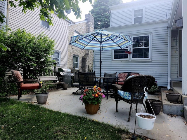 3330 S 47th St, Greenfield, WI 53219 - view of patio / terrace with area for grilling
