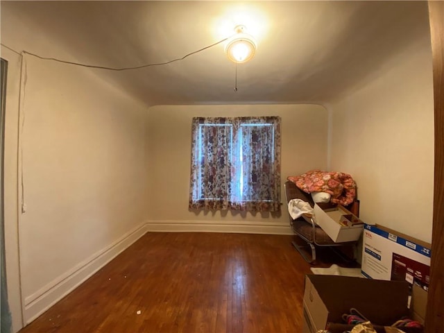1114 Newman St, Bloomer, WI 54724 - unfurnished room with wood-type flooring and baseboards