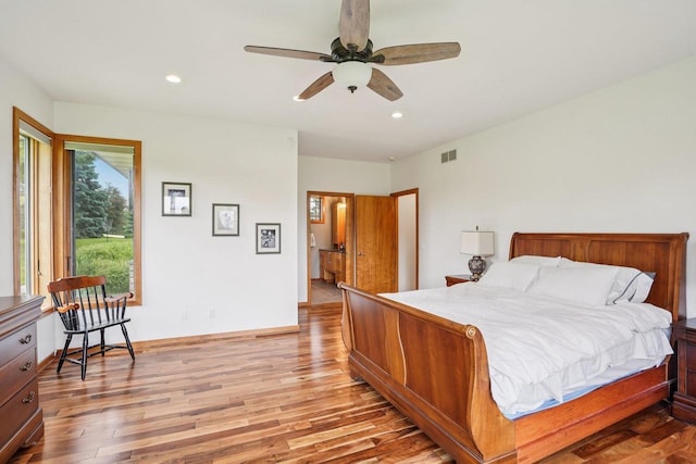7965 Westhill Cir, Verona, WI 53593 - bedroom featuring light wood finished floors and recessed lighting