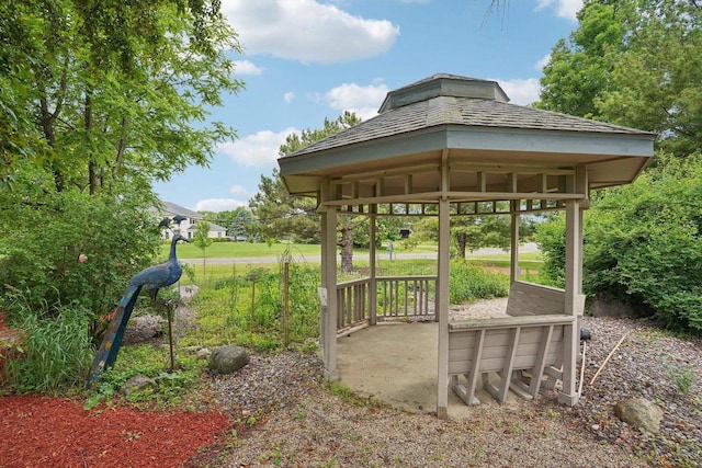 7965 Westhill Cir, Verona, WI 53593 - view of yard with a gazebo