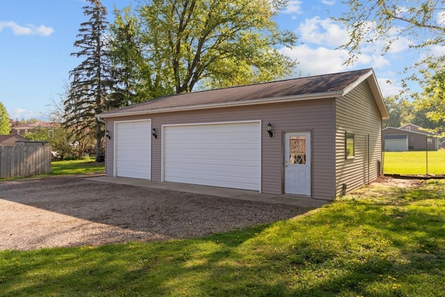 227 Cedar St, Ripon, WI 54971 - view of detached garage