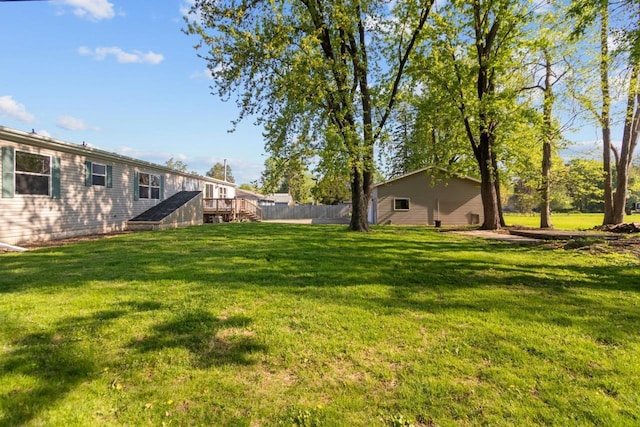 227 Cedar St, Ripon, WI 54971 - view of yard with stairway