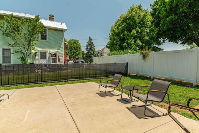 1600 15th Ave, Monroe, WI 53566 - fenced backyard featuring a patio area