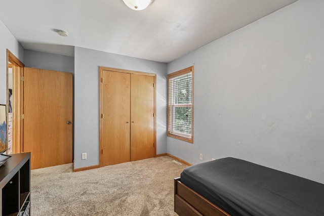 34116 Valley Dr, Burlington, WI 53105 - carpeted bedroom with a closet and baseboards