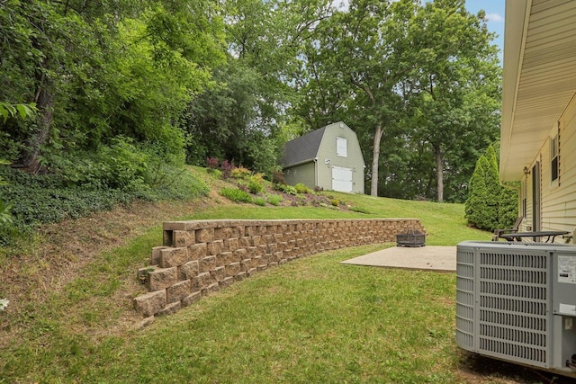 34116 Valley Dr, Burlington, WI 53105 - view of green lawn with an outbuilding and view of scattered trees