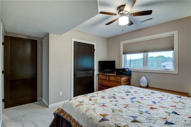 964 S Kelly Rd, Ellsworth, WI 54011 - bedroom featuring carpet flooring and ceiling fan