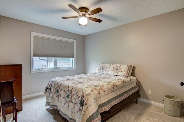 964 S Kelly Rd, Ellsworth, WI 54011 - carpeted bedroom with baseboards and ceiling fan