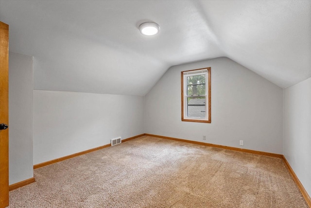 7838 N Sherman Blvd, Brown Deer, WI 53209 - additional living space featuring carpet flooring and lofted ceiling
