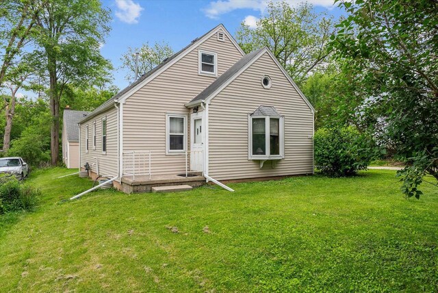 7838 N Sherman Blvd, Brown Deer, WI 53209 - back of property with a yard