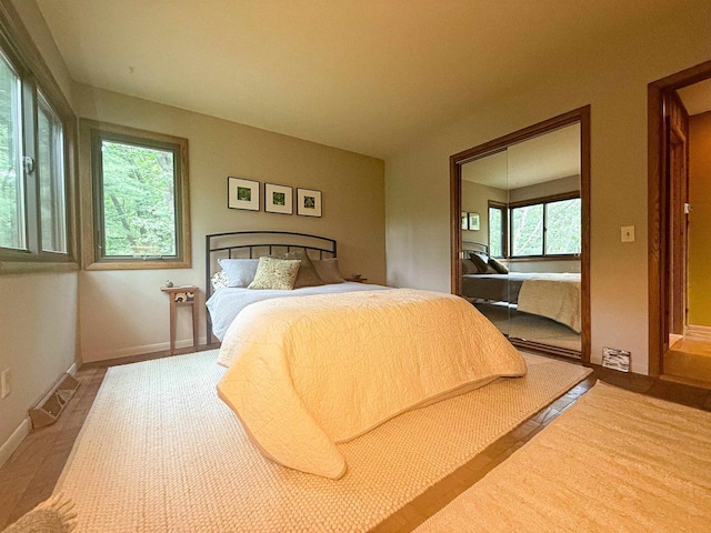 5362 Mahocker Rd, Mazomanie, WI 53560 - bedroom with baseboards and a closet