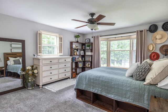 11 Meadowbrook Ct, Appleton, WI 54914 - carpeted bedroom with a ceiling fan