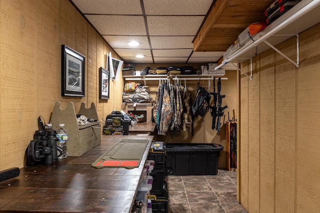 11 Meadowbrook Ct, Appleton, WI 54914 - mudroom with a drop ceiling