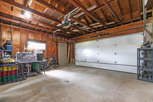 N1128 County Rd W, Fremont, WI 54940 - garage with a garage door opener