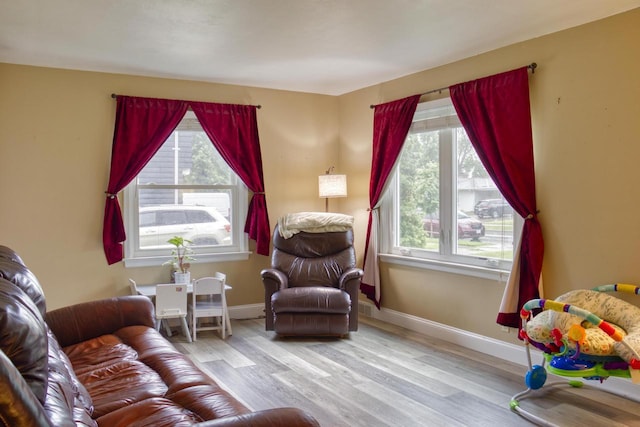 1702 S Douglas St, Appleton, WI 54914 - living room featuring plenty of natural light and wood finished floors