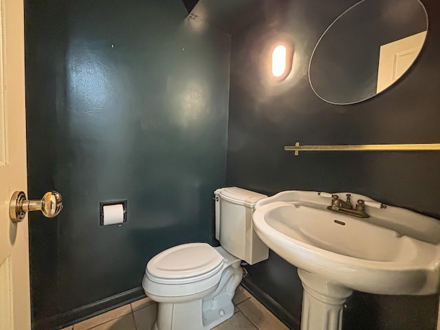 417 Anglesey Rd, Wales, WI 53183 - half bathroom featuring tile patterned floors and baseboards