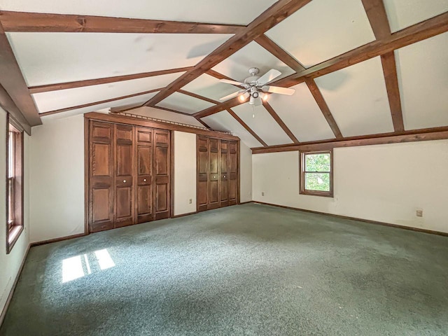 417 Anglesey Rd, Wales, WI 53183 - bonus room featuring baseboards and ceiling fan