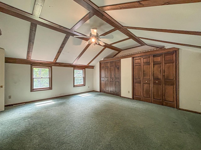 417 Anglesey Rd, Wales, WI 53183 - unfurnished bedroom with multiple closets and carpet floors