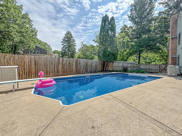417 Anglesey Rd, Wales, WI 53183 - view of pool with a patio area and a fenced backyard
