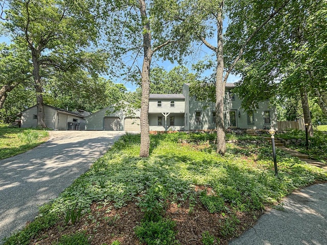 417 Anglesey Rd, Wales, WI 53183 - view of front of property with asphalt driveway