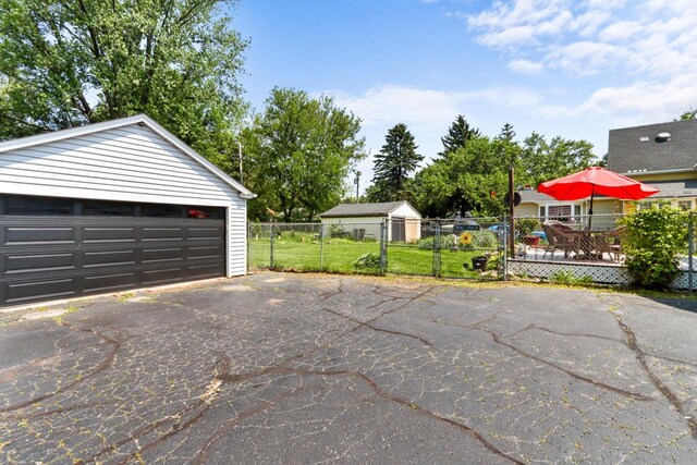 1133 Racine St, Delavan, WI 53115 - view of detached garage