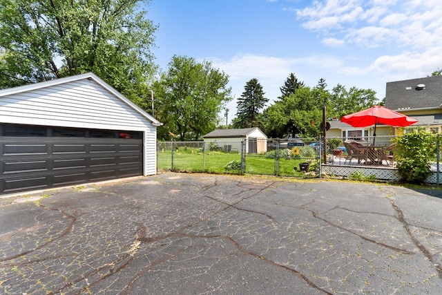 1133 Racine St, Delavan, WI 53115 - view of detached garage