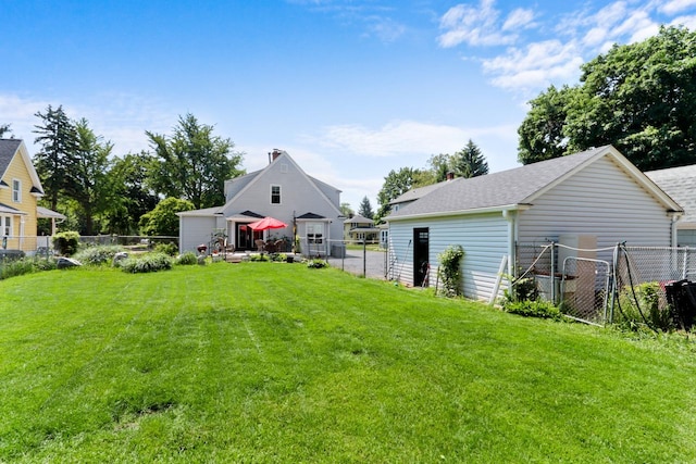 1133 Racine St, Delavan, WI 53115 - view of fenced backyard