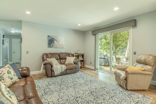 3472 Hickory Hill Rd, Verona, WI 53593 - living room with light wood-type flooring and recessed lighting