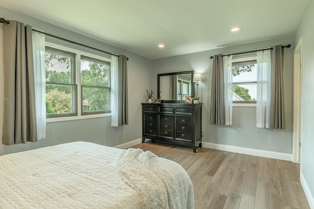 3472 Hickory Hill Rd, Verona, WI 53593 - bedroom featuring wood finished floors and recessed lighting