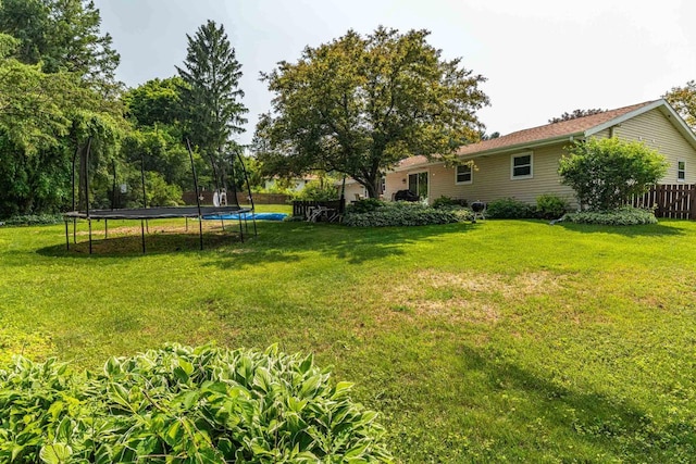 3472 Hickory Hill Rd, Verona, WI 53593 - view of yard featuring a trampoline