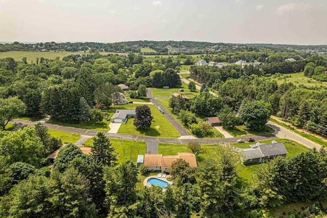 3472 Hickory Hill Rd, Verona, WI 53593 - bird's eye view of a pool