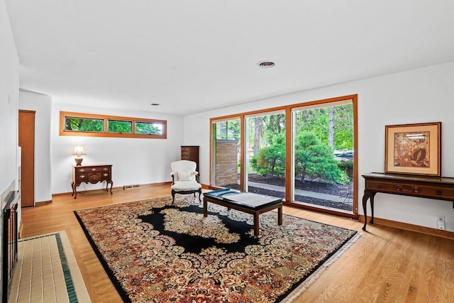 3358 Taylor Ave, Elmwood Park, WI 53405 - living area with light wood-style floors