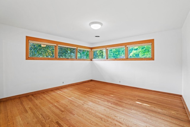 3358 Taylor Ave, Elmwood Park, WI 53405 - empty room with light wood finished floors and baseboards