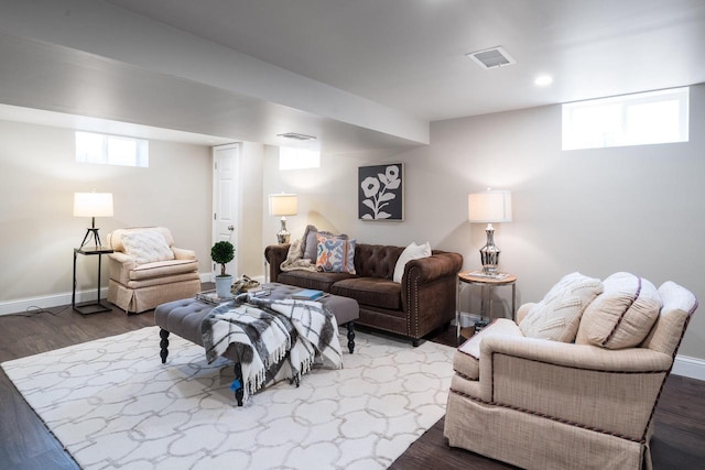 2461 N 94th St, Wauwatosa, WI 53226 - living room featuring healthy amount of natural light and wood finished floors