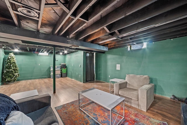 3351 W Vogel Ave, Greenfield, WI 53221 - finished basement featuring wood finished floors