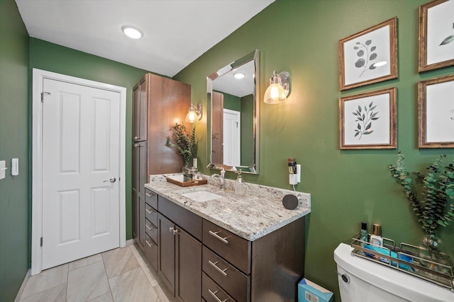 3351 W Vogel Ave, Greenfield, WI 53221 - bathroom with vanity and toilet