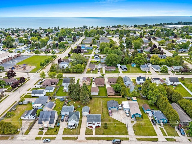 2717 13th St, Two Rivers, WI 54241 - aerial perspective of suburban area featuring a large body of water