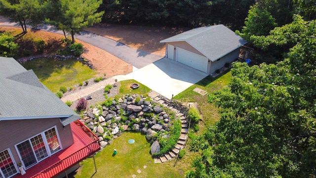 2783 High Peak Rd, Rhinelander, WI 54501 - view from above of property