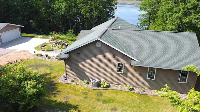 2783 High Peak Rd, Rhinelander, WI 54501 - view from above of property