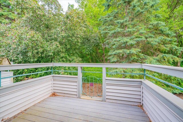 3 Deer Point Trl, Madison, WI 53719 - view of wooden terrace