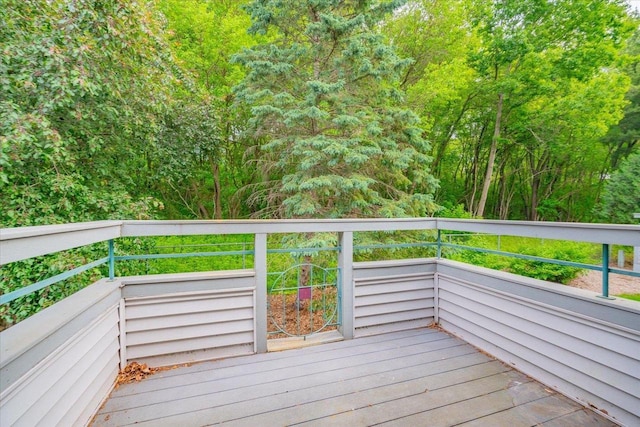 3 Deer Point Trl, Madison, WI 53719 - view of deck