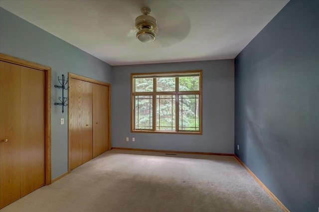 3 Deer Point Trl, Madison, WI 53719 - unfurnished bedroom with light carpet and a ceiling fan
