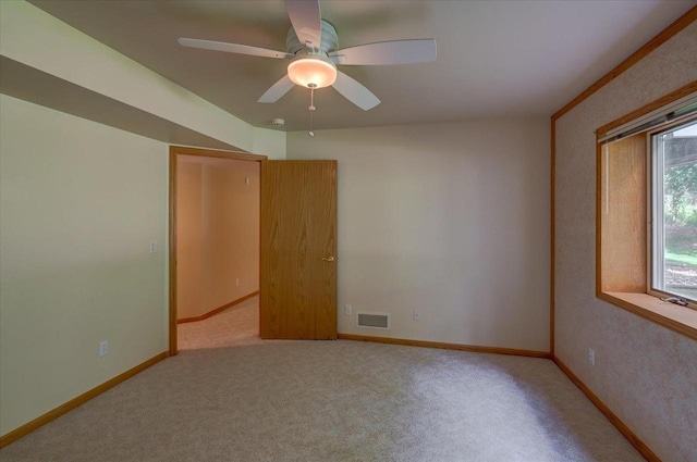 3 Deer Point Trl, Madison, WI 53719 - carpeted empty room featuring baseboards and a ceiling fan
