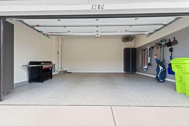 1386 Overlook Cir, Hartland, WI 53029 - garage with baseboards